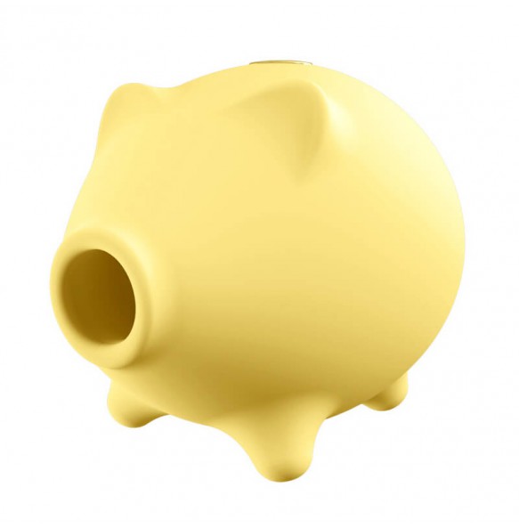 Leyun - Little Piggy Suction Clitoral Stimulation (Chargeable - Yellow)